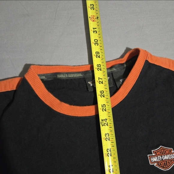 VINTAGE Harley Davidson Tank Top Mens XXL Black Eagle Checkered Flag Embroidered - Picture 8 of 11